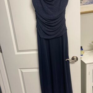 R&M Richards Navy Blue Maxi Dress